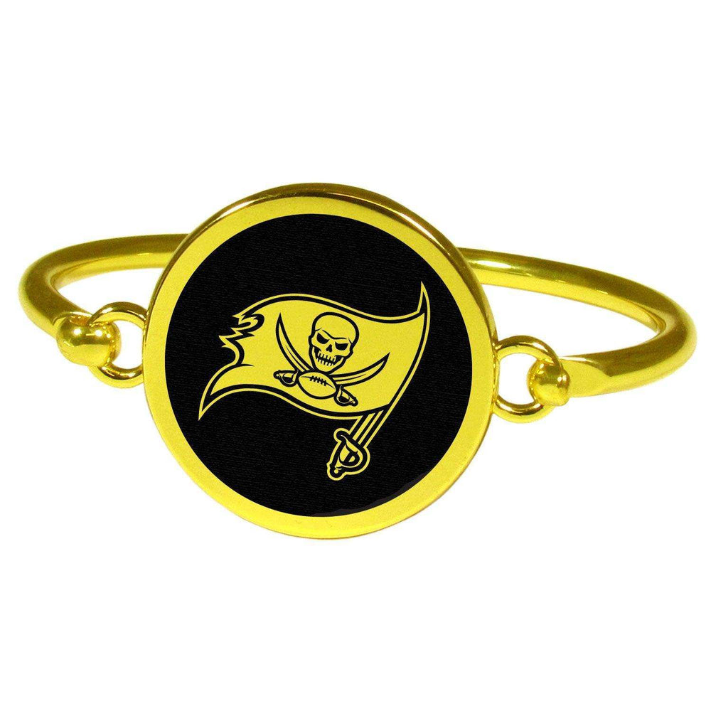 Tampa Bay Buccaneers Gold Tone Bangle Bracelet - Siskiyou Buckle - Flyclothing LLC