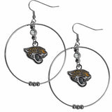Jacksonville Jaguars 2 Inch Hoop Earrings - Siskiyou Buckle - Flyclothing LLC