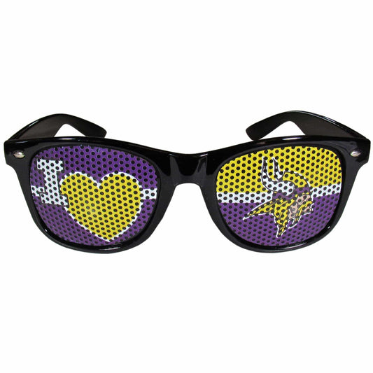 Minnesota Vikings I Heart Game Day Shades - Siskiyou Buckle - Flyclothing LLC