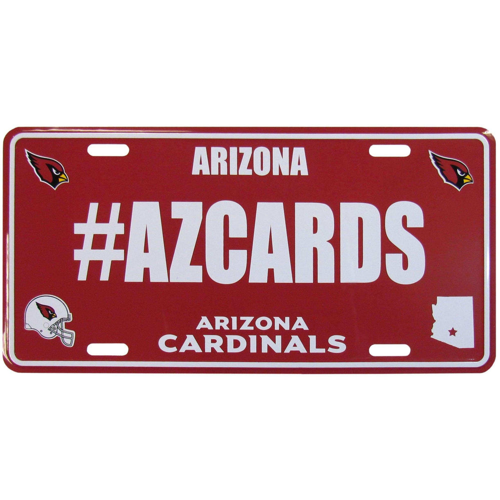 Arizona Cardinals Hashtag License Plate - Siskiyou Buckle - Flyclothing LLC