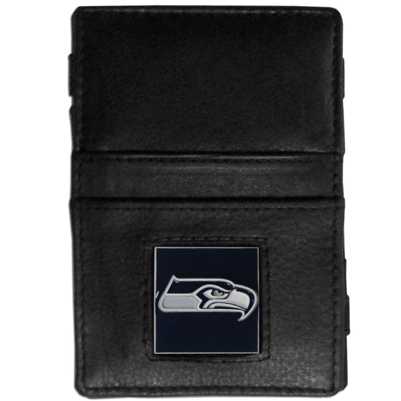 seattle seahawks leather wallet