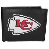 Kansas City Chiefs Leather Bi-fold Wallet, Large Logo - Kansas City Chiefs - Flyclothing LLC