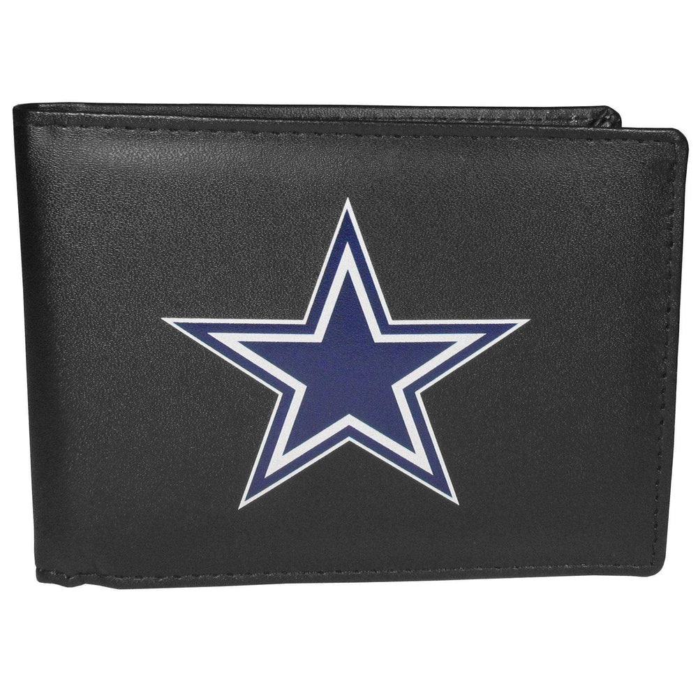 Dallas Cowboys Leather Bi-fold Wallet, Large Logo - Siskiyou Buckle - Flyclothing LLC