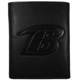 Baltimore Ravens Embossed Leather Tri-fold Wallet - Siskiyou Buckle - Flyclothing LLC
