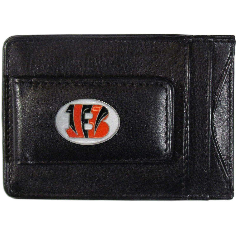 Cincinnati Bengals Leather Cash & Cardholder - Siskiyou Buckle - Flyclothing LLC