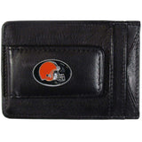 Cleveland Browns Leather Cash & Cardholder - Siskiyou Buckle - Flyclothing LLC