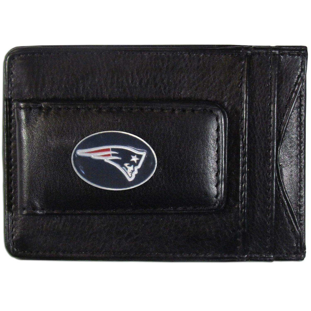 New England Patriots Leather Cash & Cardholder - Siskiyou Buckle - Flyclothing LLC