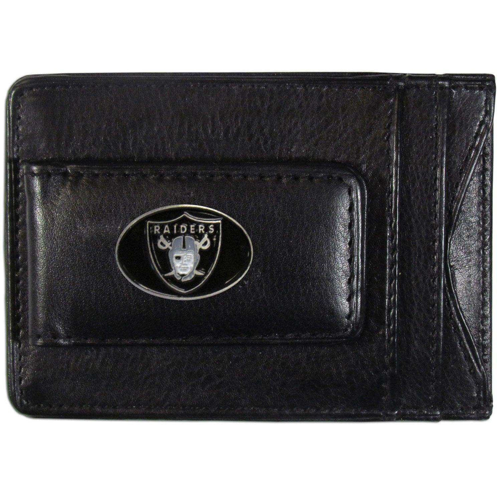 Las Vegas Raiders Leather Cash & Cardholder - Siskiyou Buckle - Flyclothing LLC