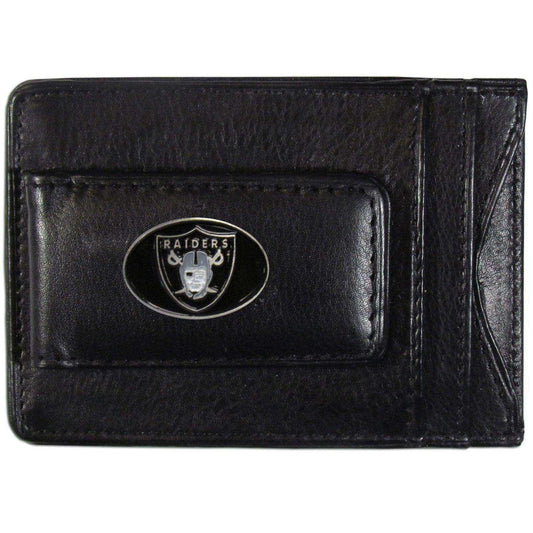 Las Vegas Raiders Leather Cash & Cardholder - Siskiyou Buckle - Flyclothing LLC