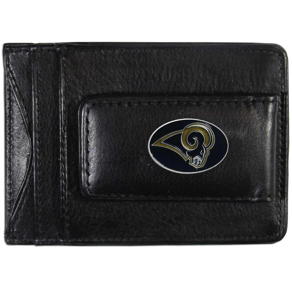 Los Angeles Rams Leather Cash & Cardholder - Siskiyou Buckle - Flyclothing LLC