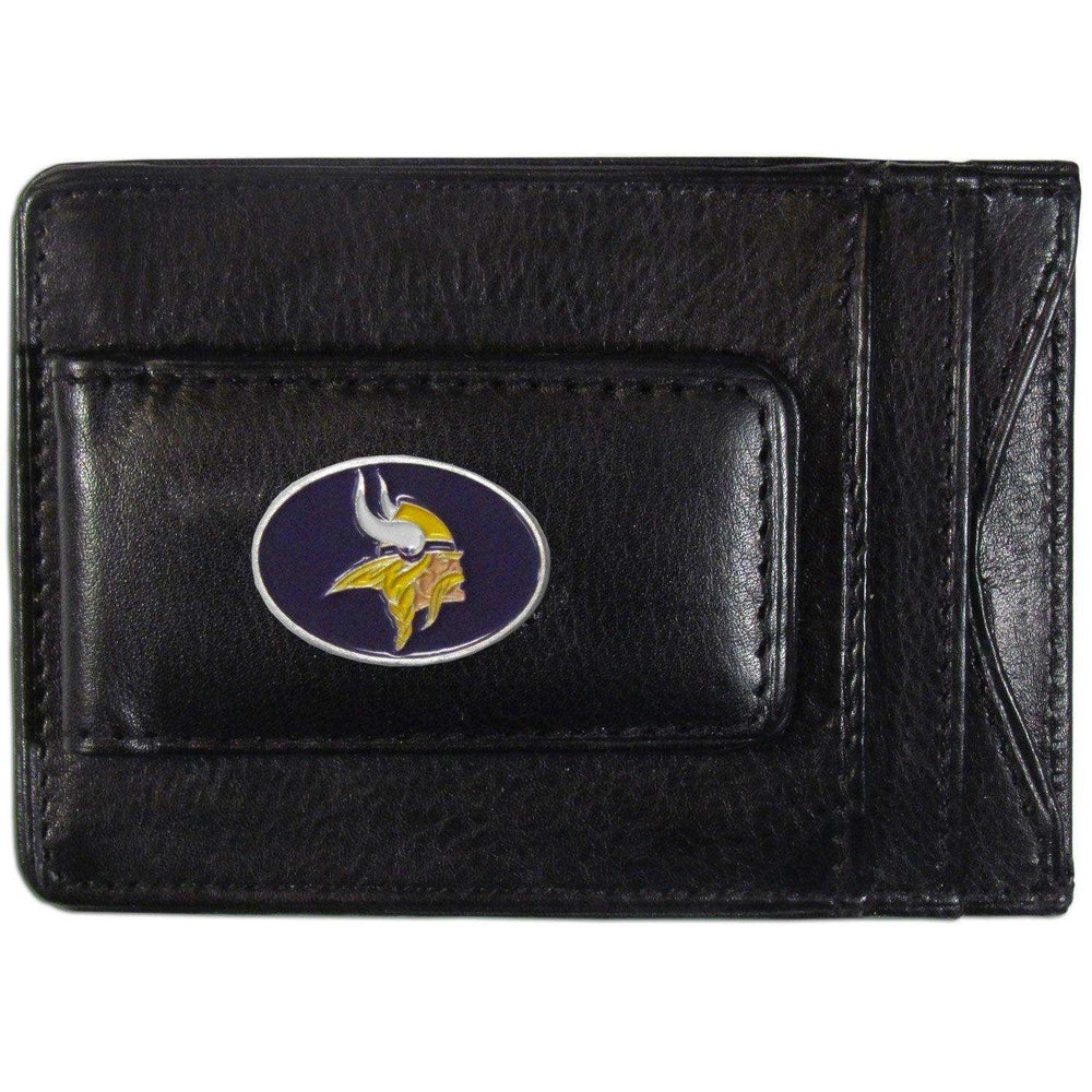 Minnesota Vikings Leather Cash & Cardholder - Siskiyou Buckle - Flyclothing LLC