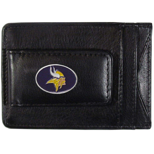 Minnesota Vikings Leather Cash & Cardholder - Siskiyou Buckle - Flyclothing LLC