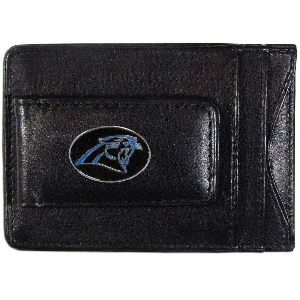 Carolina Panthers Leather Cash & Cardholder - Siskiyou Buckle - Flyclothing LLC