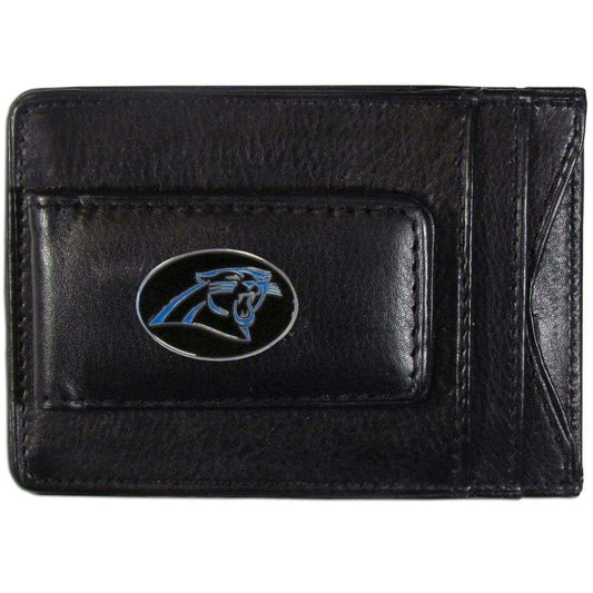 Carolina Panthers Leather Cash & Cardholder - Siskiyou Buckle - Flyclothing LLC