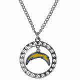 Los Angeles Chargers Rhinestone Hoop Necklaces - Siskiyou Buckle - Flyclothing LLC
