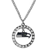 Seattle Seahawks Rhinestone Hoop Necklaces - Siskiyou Buckle - Flyclothing LLC
