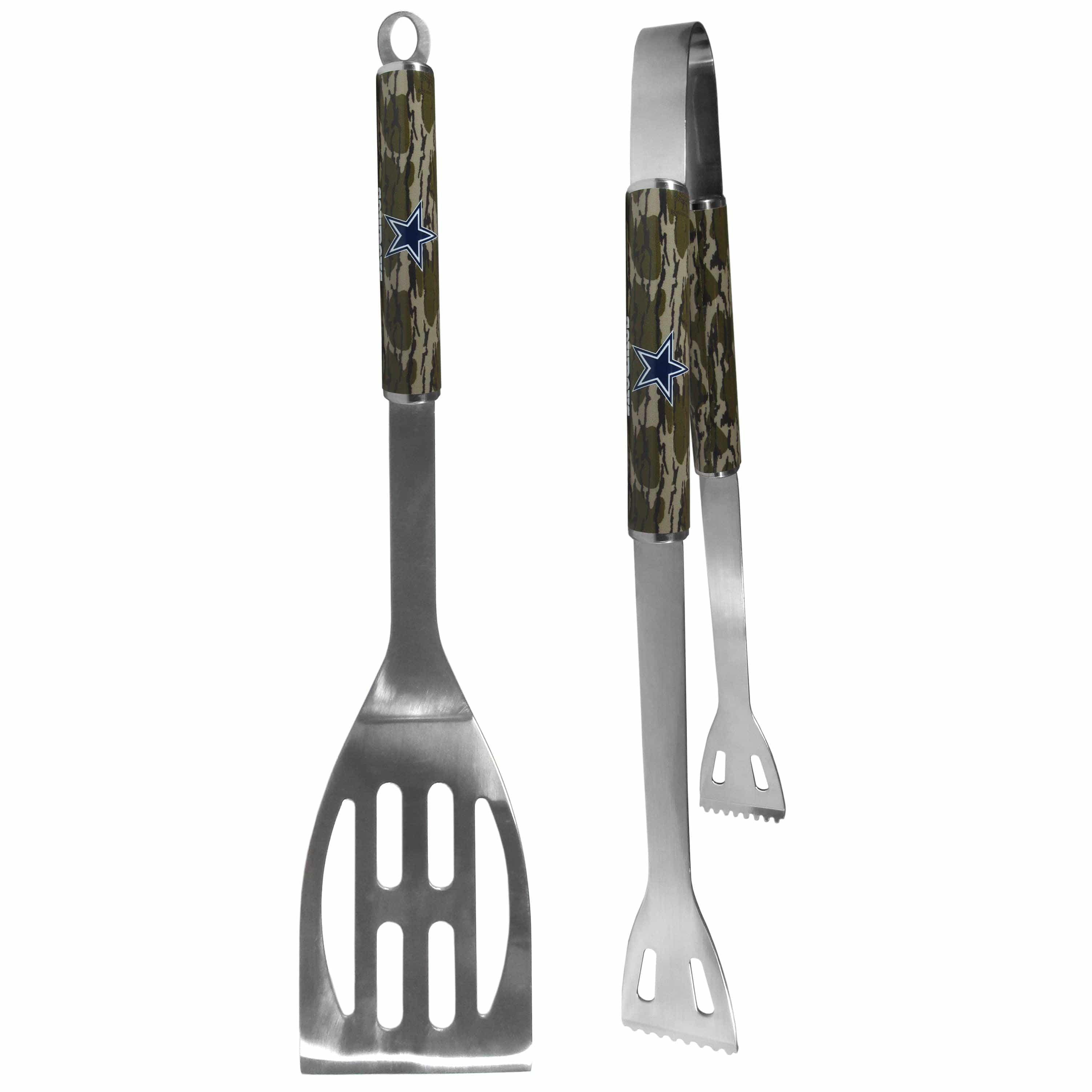 Dallas Cowboys 2 pc BBQ Set w/Mossy Oak Camo - Flyclothing LLC