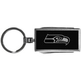 Seattle Seahawks Multi-tool Key Chain, Black - Siskiyou Buckle - Flyclothing LLC