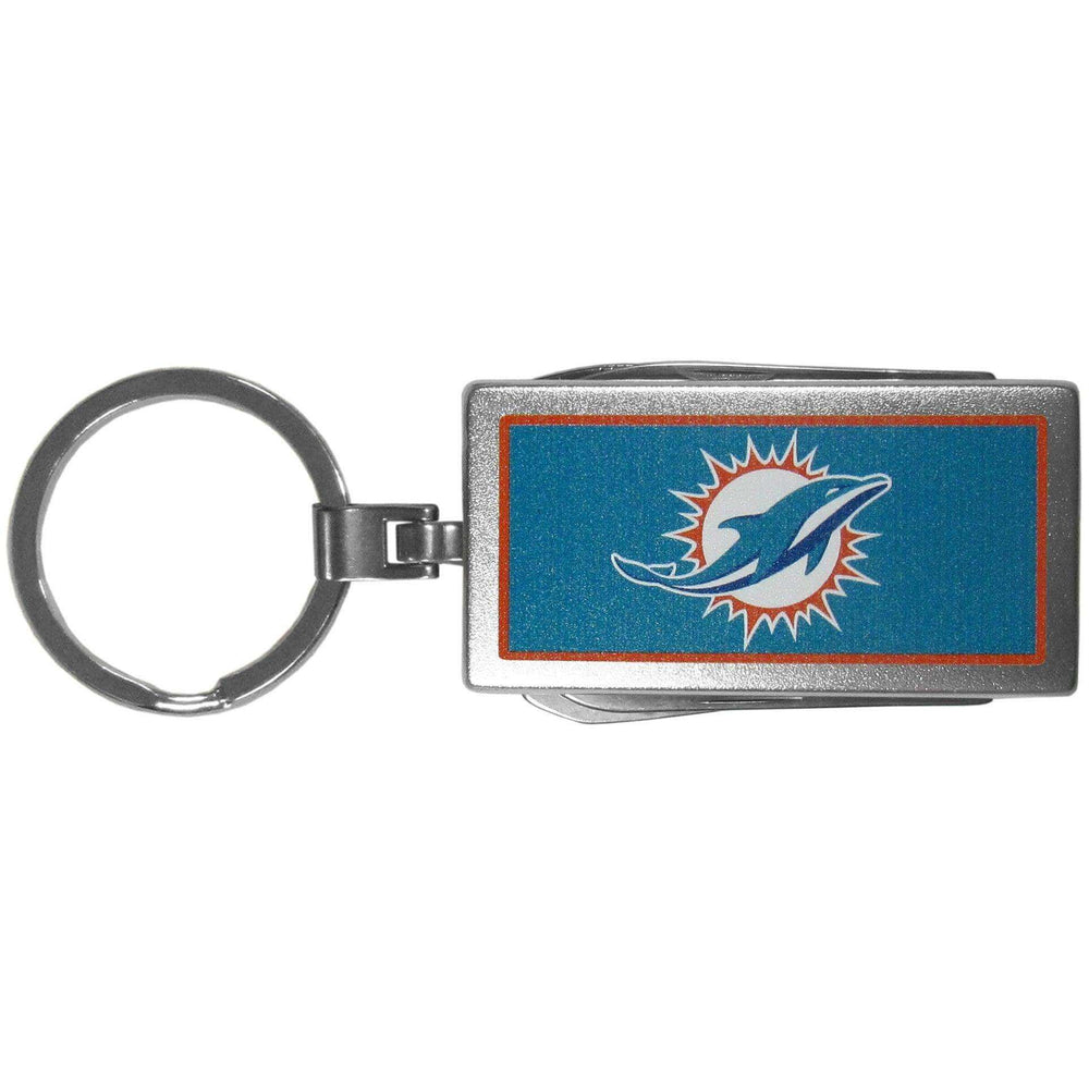 Miami Dolphins Multi-tool Key Chain, Logo - Siskiyou Buckle - Flyclothing LLC
