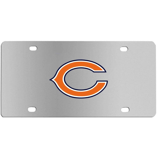 Chicago Bears Steel License Plate Wall Plaque - Siskiyou Buckle - Flyclothing LLC