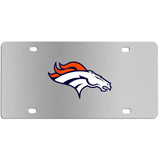 Denver Broncos Steel License Plate Wall Plaque - Siskiyou Buckle - Flyclothing LLC