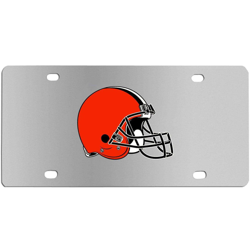 Cleveland Browns Steel License Plate Wall Plaque - Siskiyou Buckle - Flyclothing LLC
