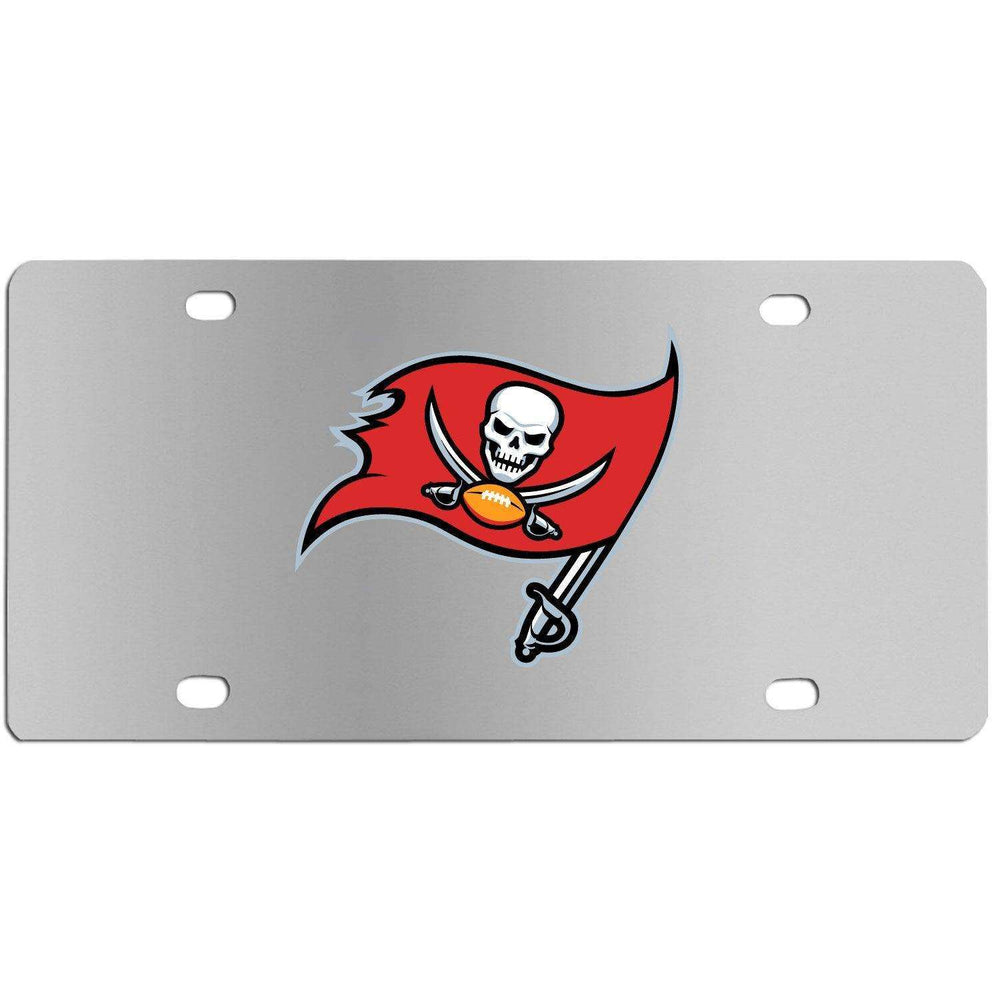 Tampa Bay Buccaneers Steel License Plate Wall Plaque - Siskiyou Buckle - Flyclothing LLC
