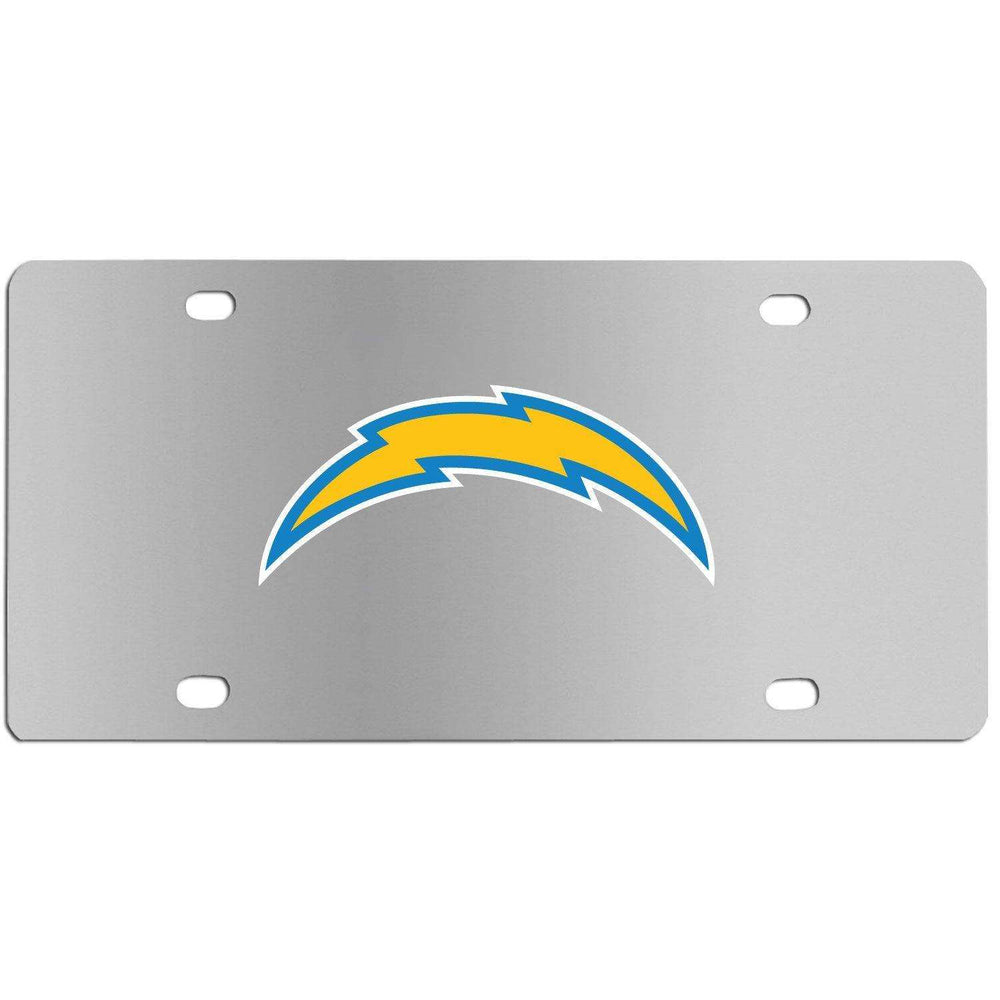 Los Angeles Chargers Steel License Plate Wall Plaque - Siskiyou Buckle - Flyclothing LLC