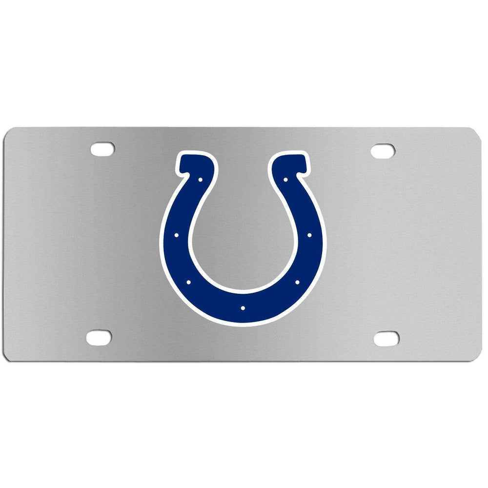 Indianapolis Colts Steel License Plate Wall Plaque - Siskiyou Buckle - Flyclothing LLC