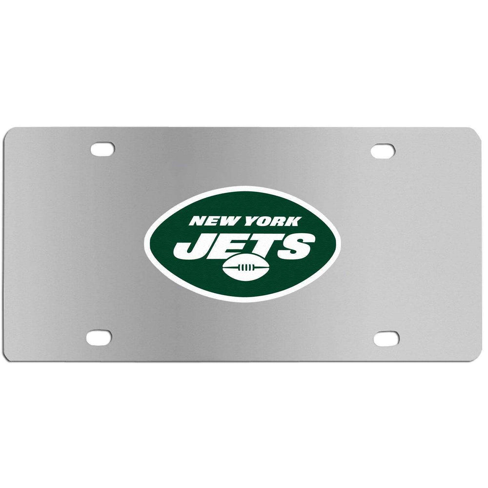 New York Jets Steel License Plate Wall Plaque - Siskiyou Buckle - Flyclothing LLC