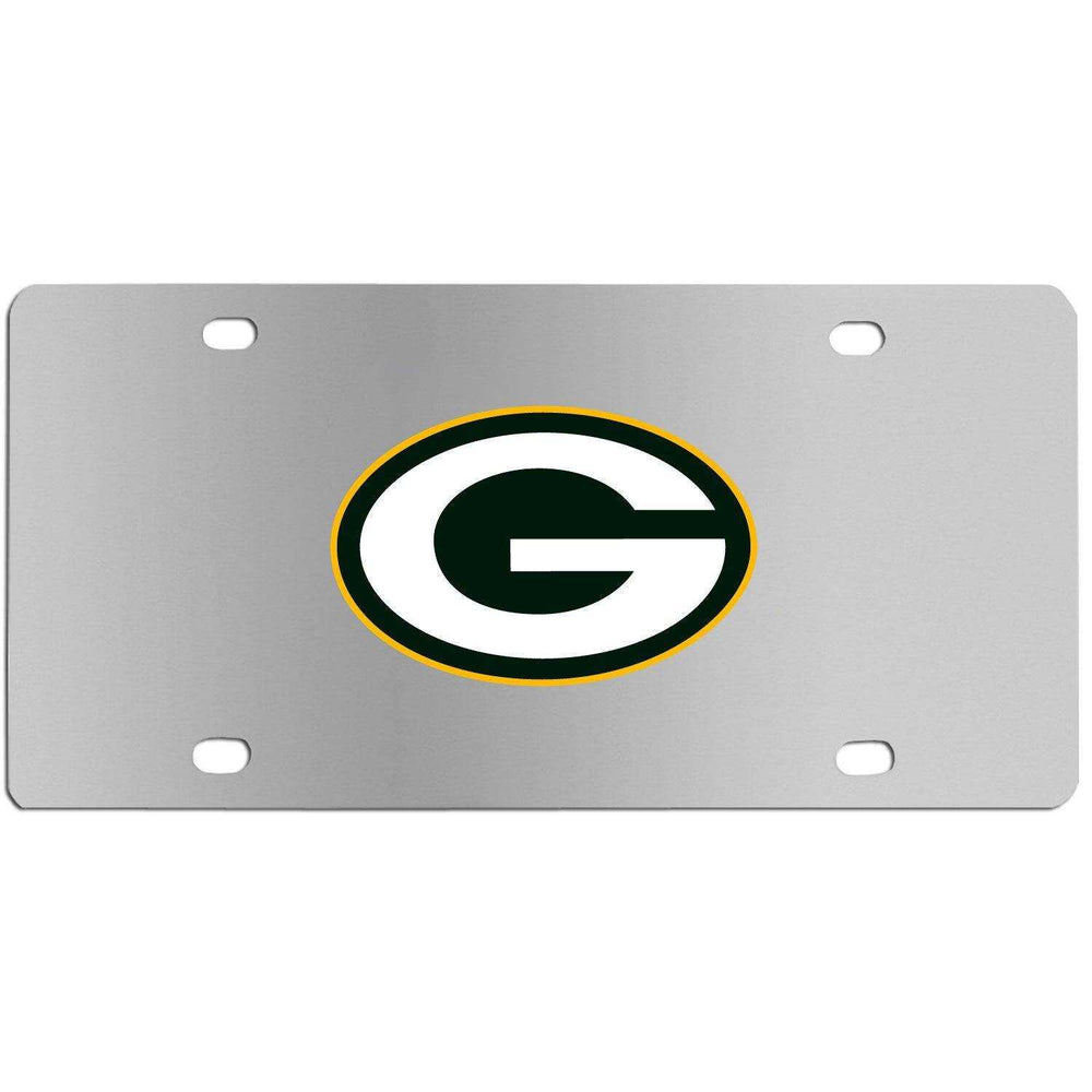 Green Bay Packers Steel License Plate Wall Plaque - Siskiyou Buckle - Flyclothing LLC