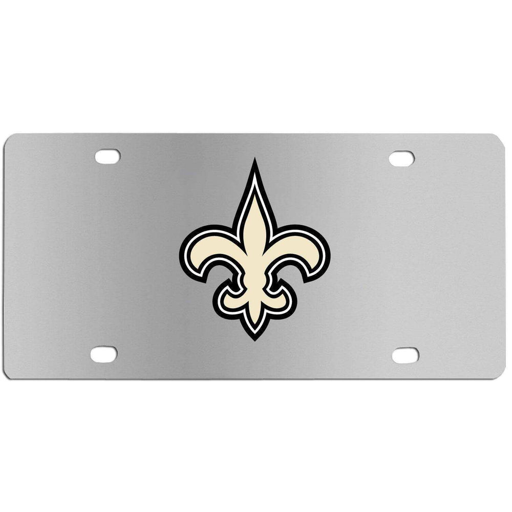 New Orleans Saints Steel License Plate Wall Plaque - Siskiyou Buckle - Flyclothing LLC