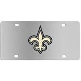 New Orleans Saints Steel License Plate Wall Plaque - Siskiyou Buckle - Flyclothing LLC