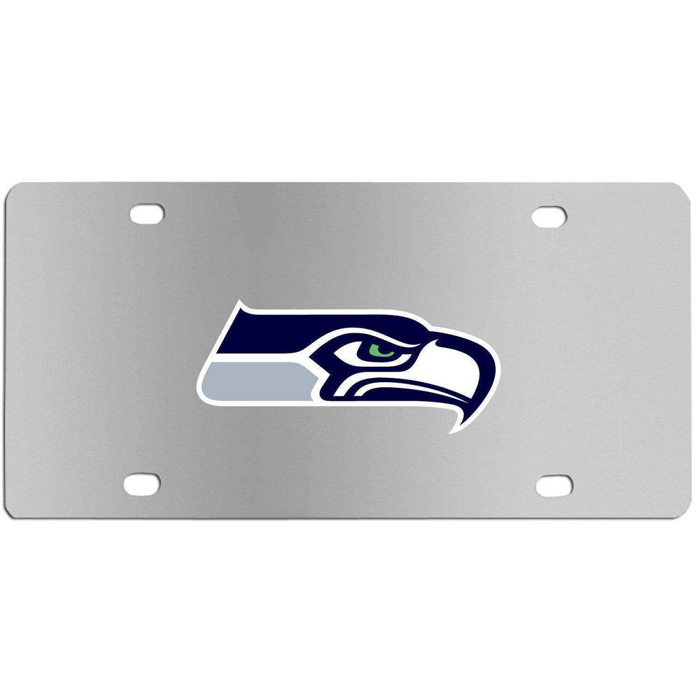 Seattle Seahawks Steel License Plate Wall Plaque - Siskiyou Buckle - Flyclothing LLC