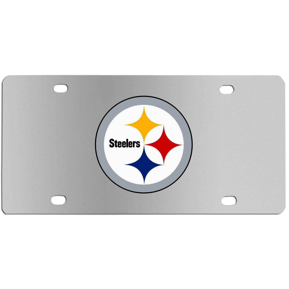 Pittsburgh Steelers Steel License Plate Wall Plaque - Siskiyou Buckle - Flyclothing LLC