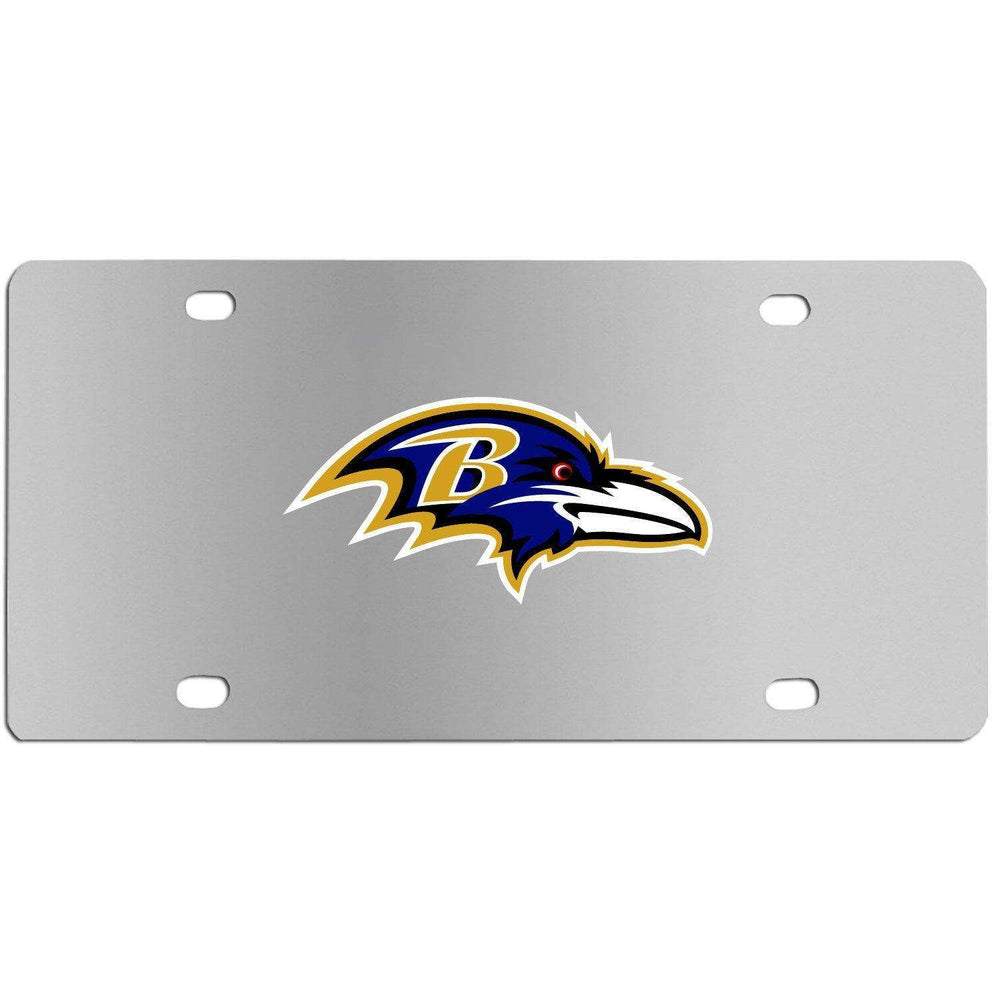 Baltimore Ravens Steel License Plate Wall Plaque - Siskiyou Buckle - Flyclothing LLC