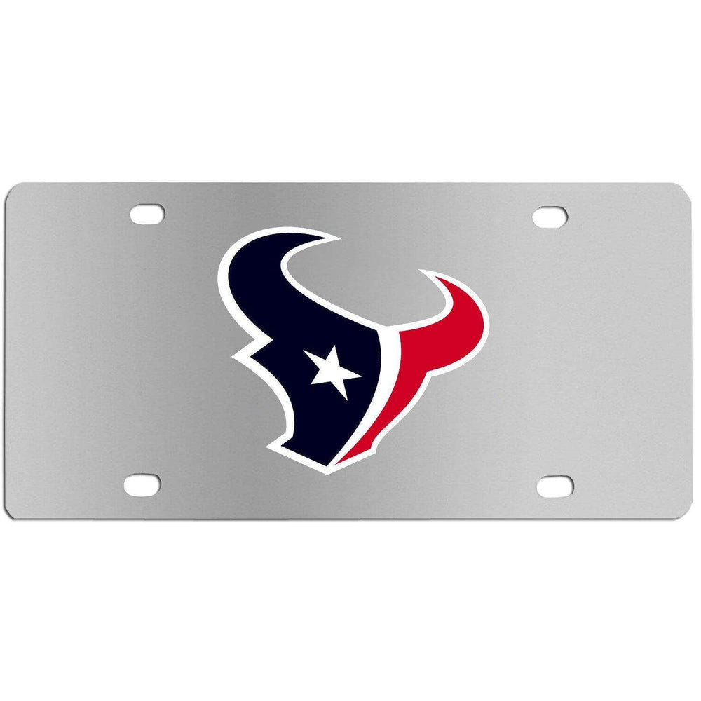 Houston Texans Steel License Plate Wall Plaque - Siskiyou Buckle - Flyclothing LLC