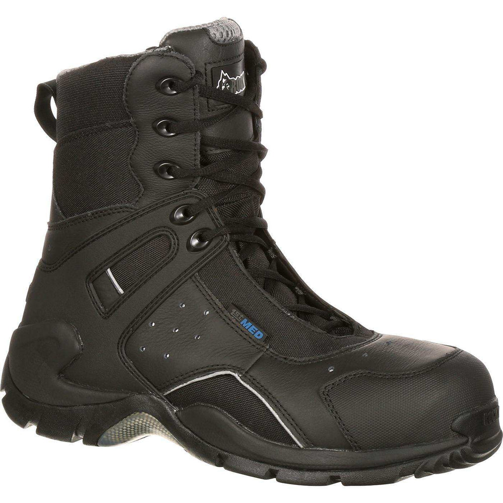 Rocky 1st Med Carbon Fiber Toe Puncture-Resistant Side-Zip Waterproof Public Service Boot - Rocky - Flyclothing LLC