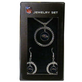 Baltimore Ravens Rhinestone Hoop Jewelry Set - Siskiyou Buckle - Flyclothing LLC