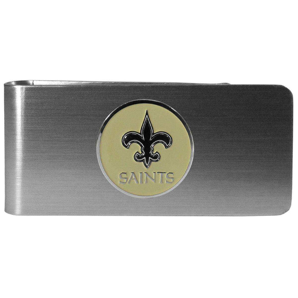 New Orleans Saints Steel Money Clip, Round - Siskiyou Buckle - Flyclothing LLC