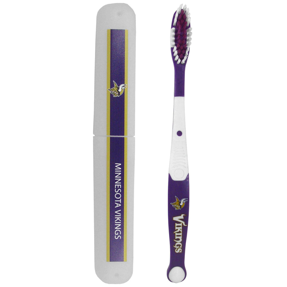 Minnesota Vikings Toothbrush and Travel Case - Siskiyou Buckle - Flyclothing LLC