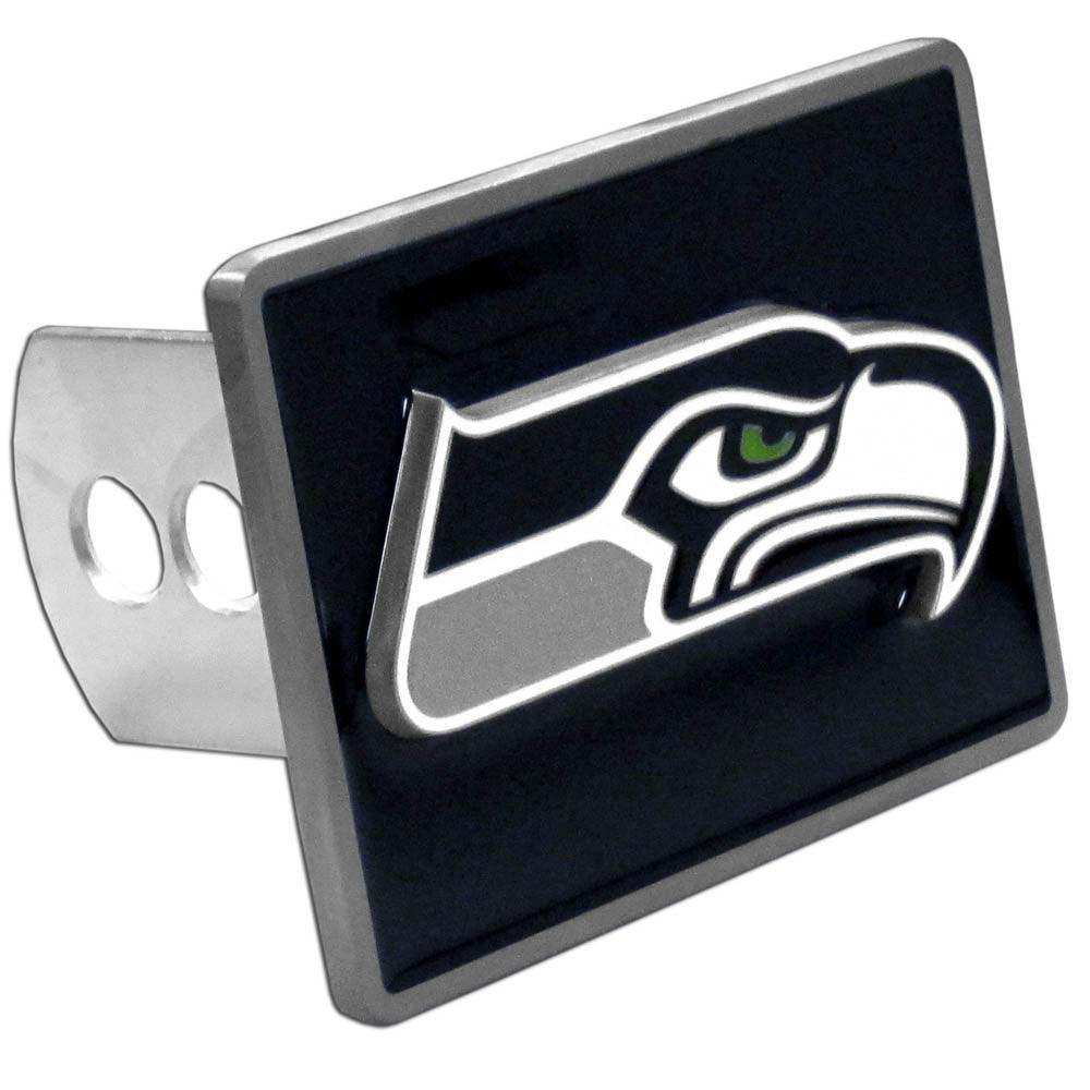 Seattle Seahawks Hitch Cover Class II and Class III Metal Plugs - Siskiyou Buckle - Flyclothing LLC