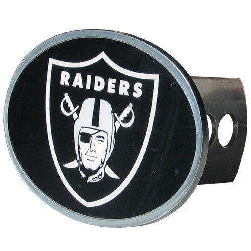 Las Vegas Raiders Oval Metal Hitch Cover Class II and III - Siskiyou Buckle - Flyclothing LLC