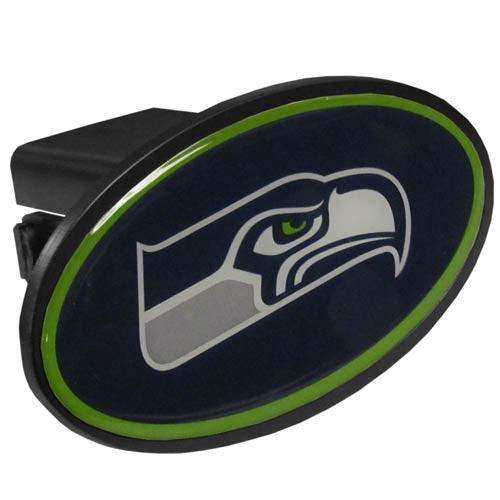 Seattle Seahawks Plastic Hitch Cover Class III - Siskiyou Buckle - Flyclothing LLC
