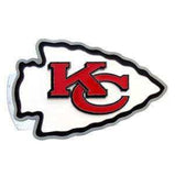 Kansas City Chiefs Large Hitch Cover Class II and Class III Metal Plugs - Kansas City Chiefs - Flyclothing LLC