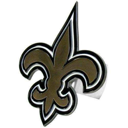 New Orleans Saints Large Hitch Cover Class II and Class III Metal Plugs - Siskiyou Buckle - Flyclothing LLC