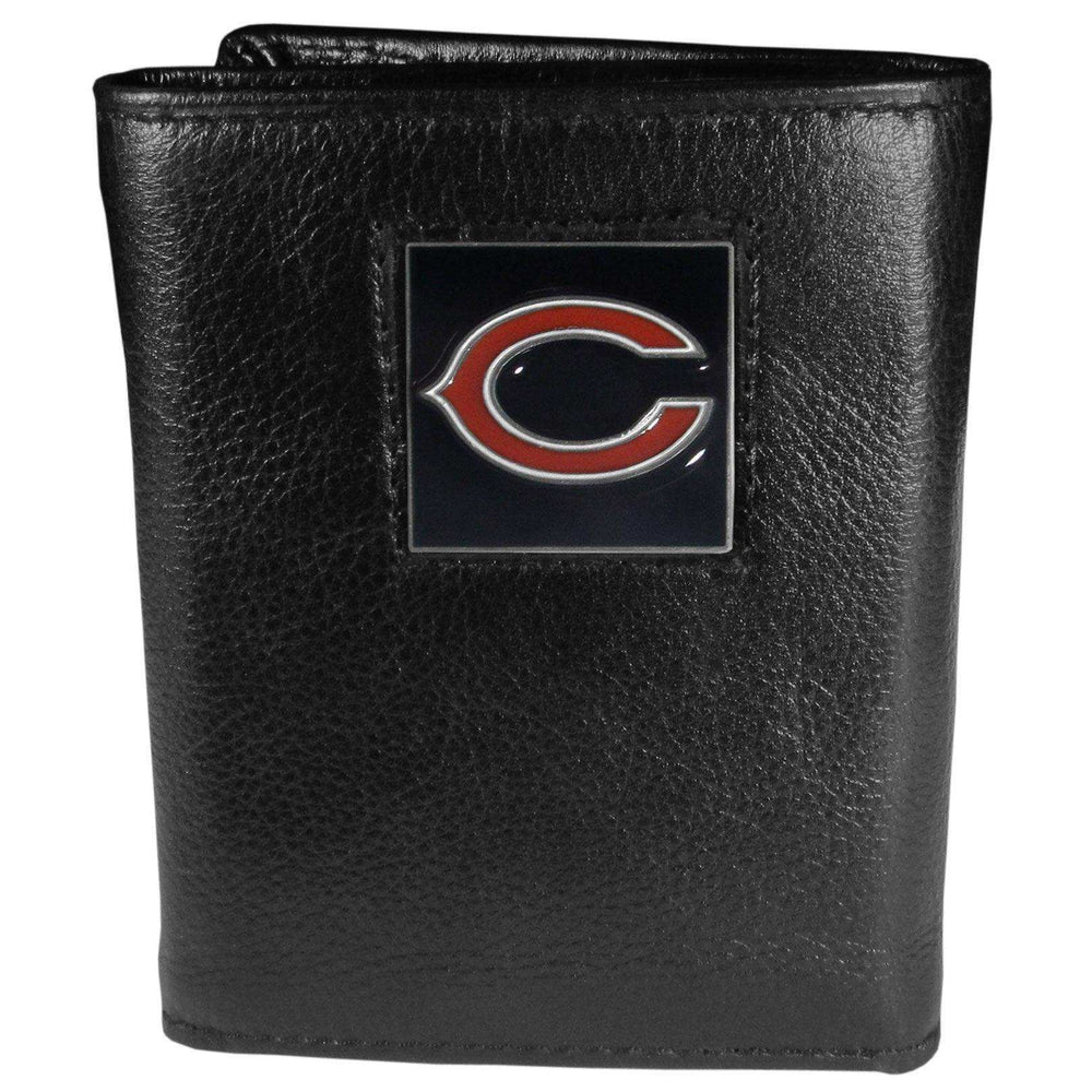 Chicago Bears Deluxe Leather Tri-fold Wallet - Siskiyou Buckle - Flyclothing LLC