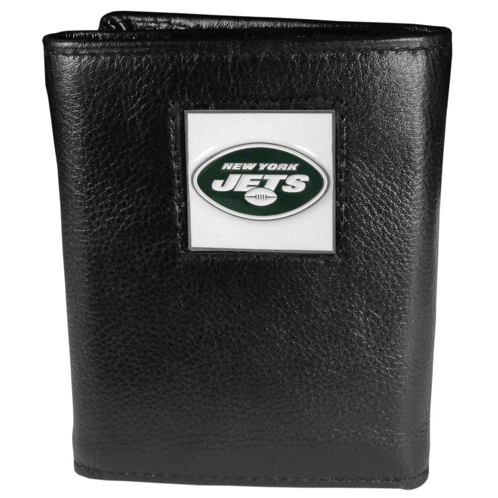 New York Jets Leather Tri-fold Wallet - Siskiyou Buckle - Flyclothing LLC
