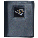 Los Angeles Rams Deluxe Leather Tri-fold Wallet - Siskiyou Buckle - Flyclothing LLC