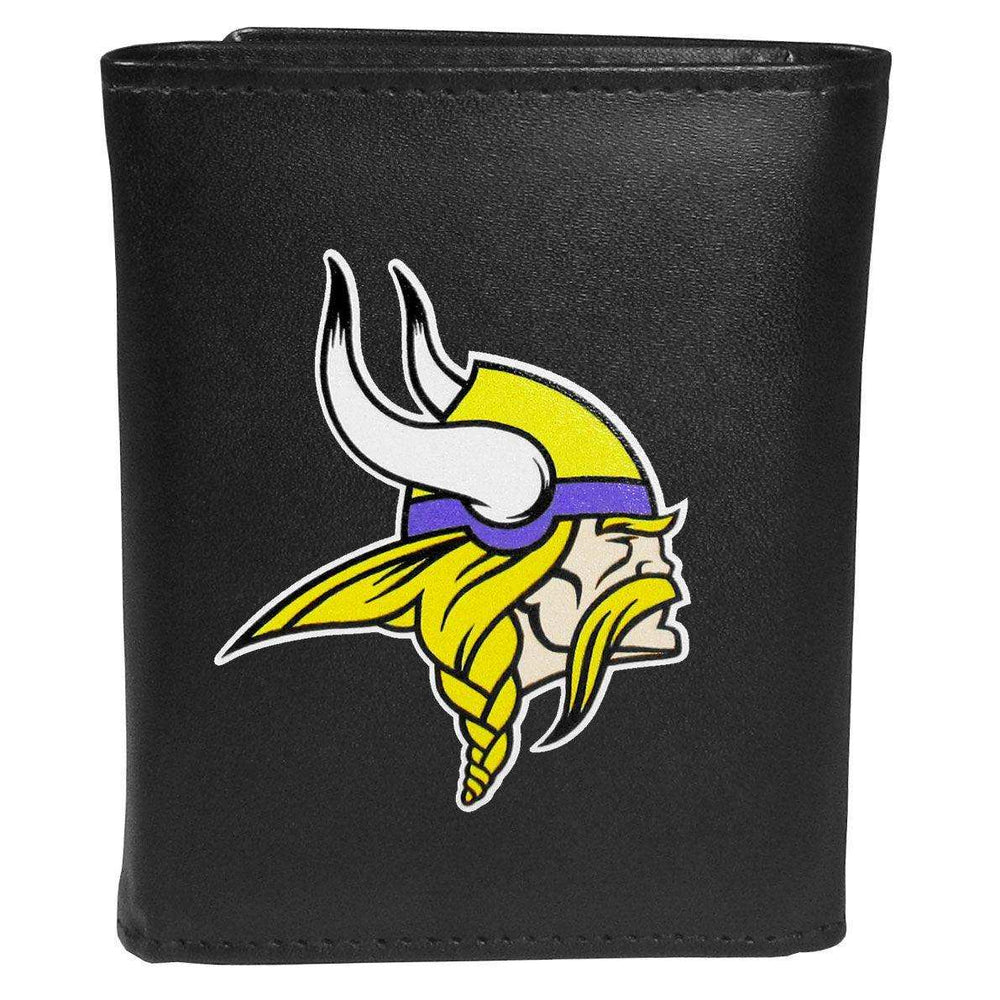 Minnesota Vikings Tri-fold Wallet Large Logo - Siskiyou Buckle - Flyclothing LLC